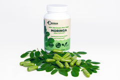 120 Moringa Veggie Capsules 500mg - 100% Pure, USA Grown, Vegan, Non GMO